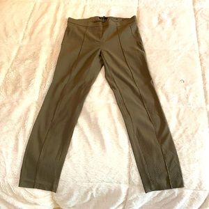 Olive green stretchy pants